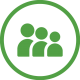 patient and family education service program icon